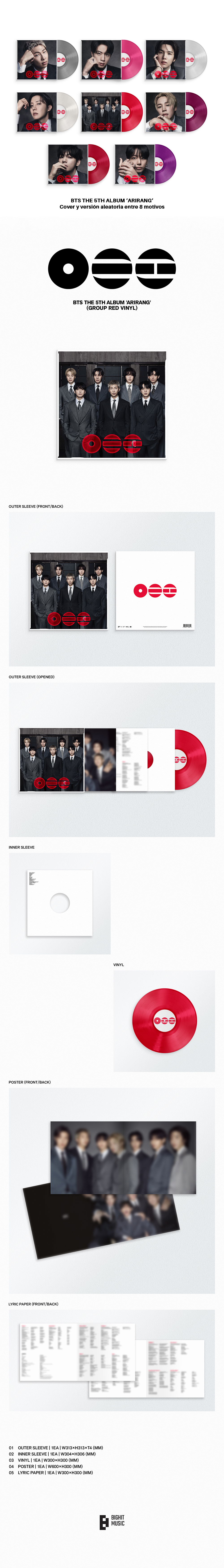 BTS ARIRANG Standard Vinyl